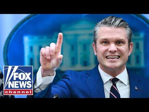 Hegseth: They are embarrassed and humiliated