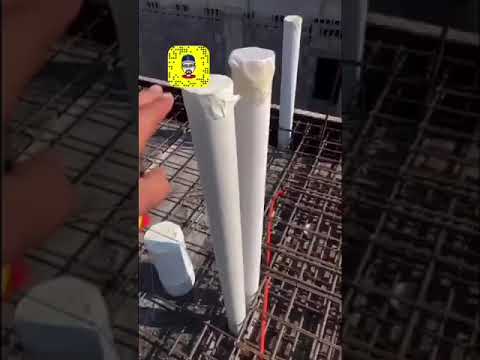 تاسيس سباكة وكهرباء قبل صب السقف