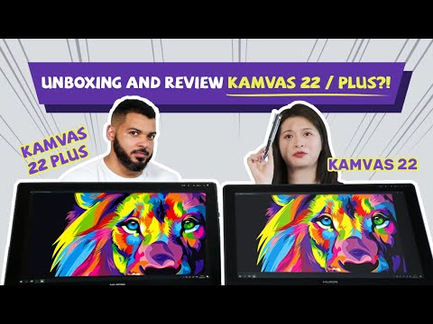 Kamvas 22 and Kamvas 22 Plus UNBOXING & REVIEW