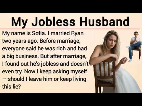 Learn English Through Story Level 3 | English Story | My Jobless Husband | Learning English