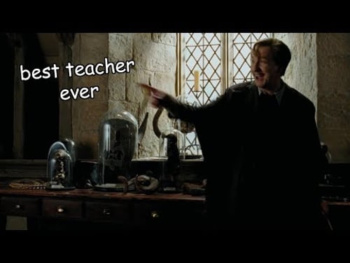 remus lupin being everyone's favourite teacher