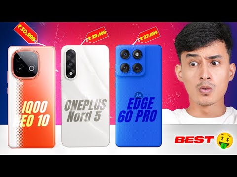 iQOO Neo 10 vs OnePlus Nord 5 vs Moto Edge 60 Pro 📱🔥 Best Phone Under 30K?