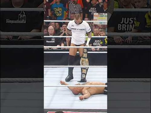CM Punk steals The Rock’s WWE Title!