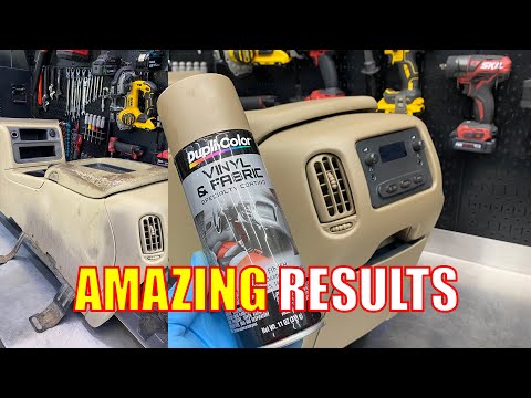 Easy Step by Step! How To Paint Interior Plastic, Vinyl, & Leather.