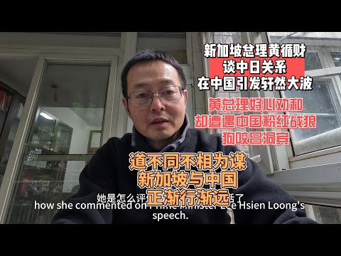 新加坡总理黄循财谈中日关系 在中国引发轩然大波|黄总理好心劝和 中国粉红战狼狗咬吕洞宾|道不同不相为谋 新加坡与中国正渐行渐远