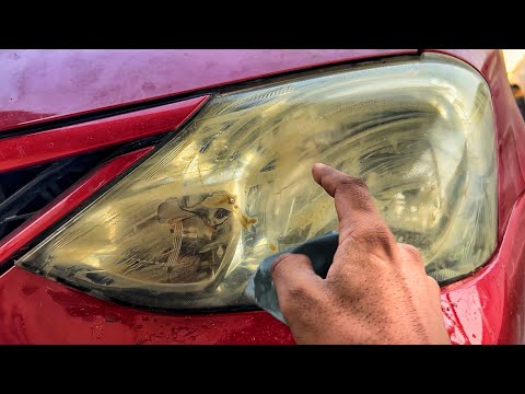 How to clean your car headlights at home