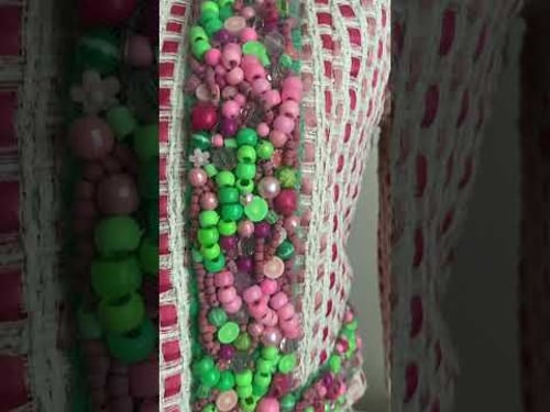 Say goodbye to this trim #sewing #beading
