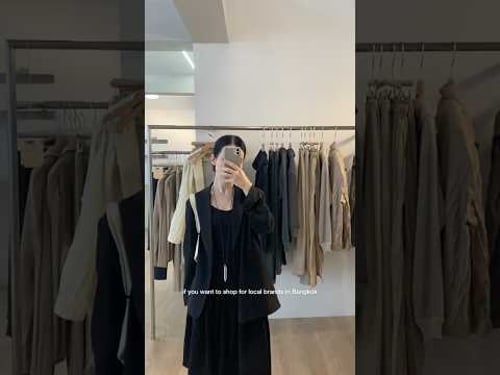 Shopping in Bangkok: 3 must visit stores to shop for the local brands + vintage #bangkokshopping