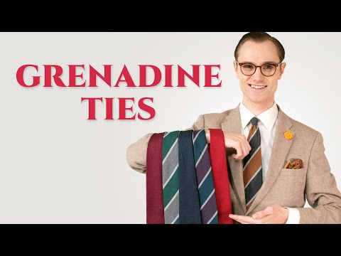 Grenadine Ties: A Stylish Choice for Gentlemen