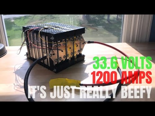 Building and Abusing a Massive Battery - Making a Coilgun: Part 6