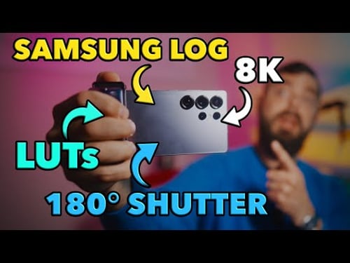 Samsung S24/25 Ultra | Best Pro Video Mode Settings (Samsung Log Tutorial)