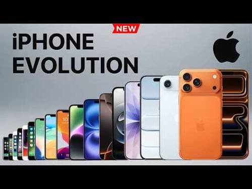 Evolution of iPhone | History (2007 - 2025)