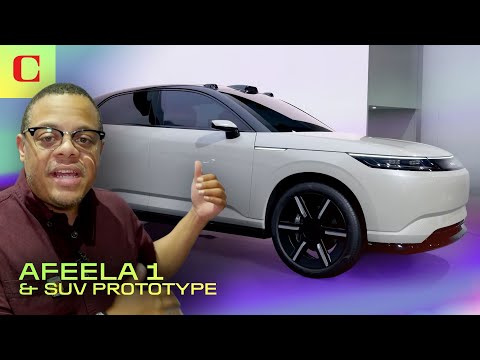 Get Inside Sony’s Upcoming Afeela 1 EV Prototype 2026 SUV: This Screen is Wild!