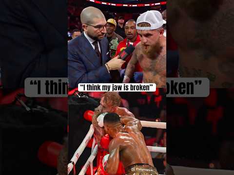 Jake Paul after the fight vs. Anthony Joshua 😬 Only on @Netflix