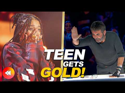 13-Year-Old Singer IMPRESSES Simon Cowell and Earns the GOLDEN BUZZER on AGT!