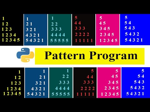 Number Pattern | Part 1 | Python Pattern Programs