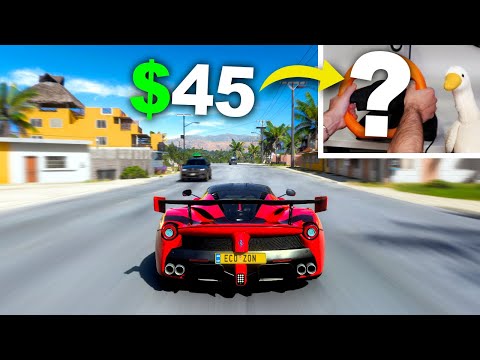 I Bought the CHEAPEST Sim Wheel in the WORLD!