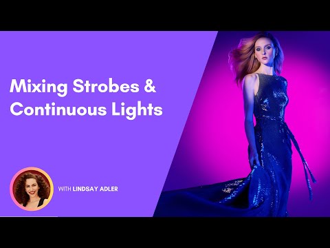 Mixing Strobes & Continuous Lights in the Studio