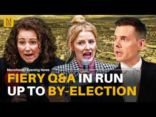 IN FULL: Matt Goodwin and Hannah Spencer go HEAD TO HEAD in Gorton and Denton by-election hustings