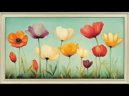 Beautiful flower oil painting for background ambient | visit froloy.com