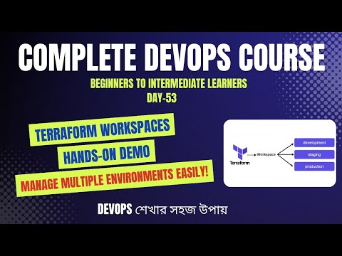 Day-53 | Terraform Workspaces Explained With Hands on Demo | DevOps Terraform Project 2025
