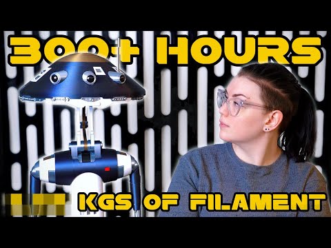 3D Printing a Life Size Droid IN COLOUR