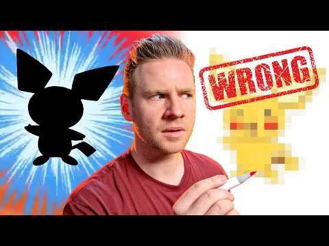 Drawing Pokémon from ONLY their shapes...