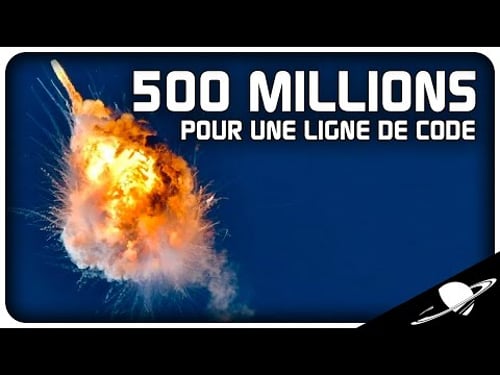 🪐L'explosion d'Ariane 501 était due à... une ligne de code.