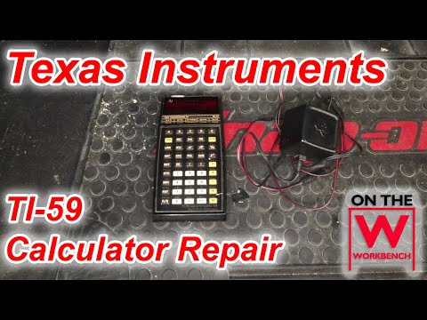 TI-59 Calculator Repair