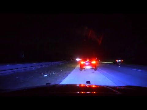 Florida Highway Patrol stops driver after speeding over 120 mph.