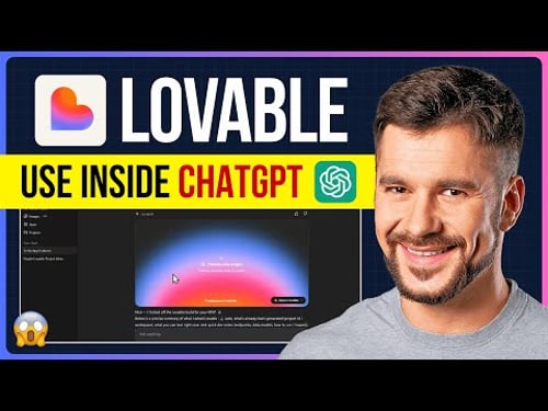 How to Use Lovable in ChatGPT (Insane Workflow)