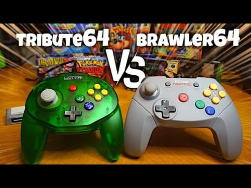 Tribute64 Vs. Brawler64: Which is the better modern Nintendo 64 controller?