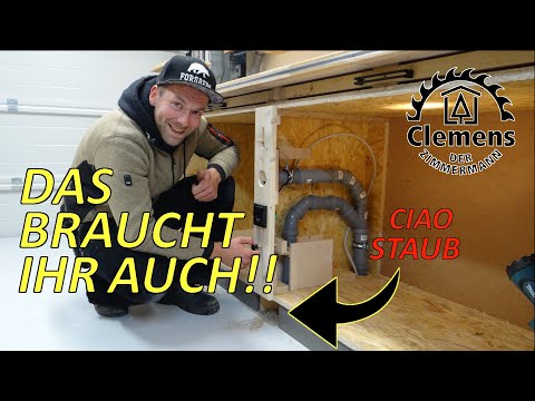 Upgrade Werkbank !! Ich baue eine Absaugstation für meine Tischkreissäge und eine Bodenabsaugung