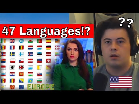 American Reacts European Languages