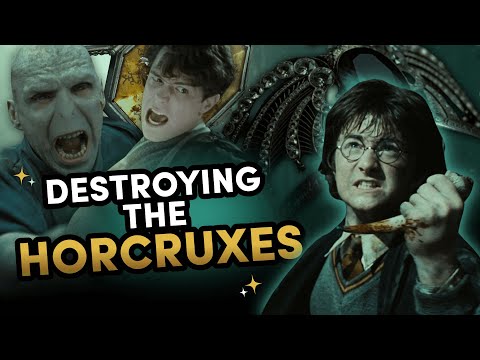 Destroying the Horcruxes in Harry Potter