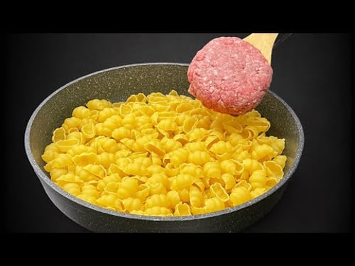 Jeder fragt nach diesem Rezept! Ein einfaches und unkompliziertes Pasta- und Hackfleischrezept!