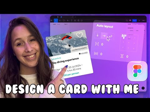 Design a card with me using Auto Layout | Auto layout practice | Figma Auto Layout