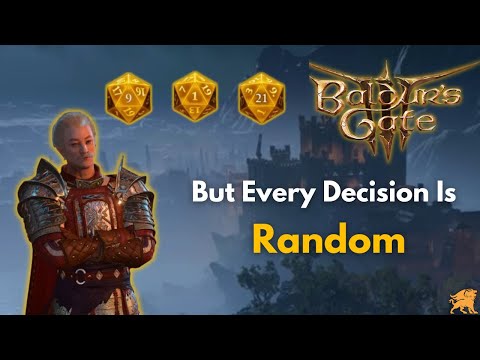 Can You Beat Baldur's Gate 3 When Every Decision Is Random?