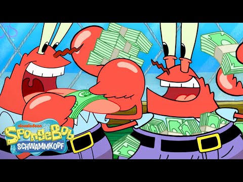 SpongeBob | 2025 Sekunden Mr. Krabs wie man ihn kennt 🦀 | SpongeBob Schwammkopf