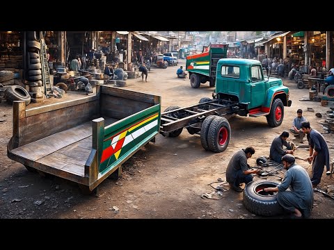Amazing Dumper Truck Body Making Process | Full Production Inside Local Workshop Skill Masters