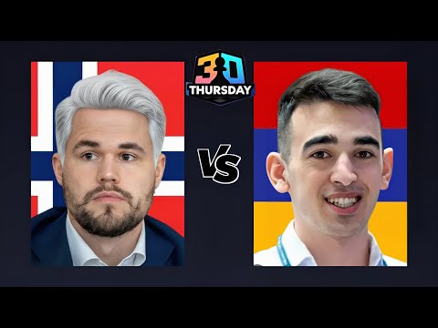 Magnus Carlsen vs Haik Martirosyan | 30 Thursday | November 20, 2025 | chesscom