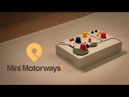 recreating Mini Motorways as a functional 3D printed map
