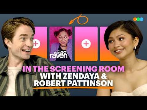 In the Screening Room with Zendaya and Robert Pattinson (The Drama)