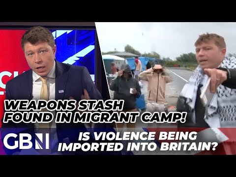 BREAKING: Major weapons stash found at Calais migrant camp as small boat violence threatens Britain