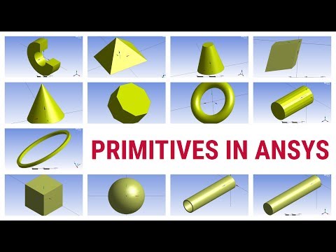 ANSYS Tutorial: Primitives | Types of Primitives in ANSYS Workbench and How to Use them | ANSYS R 19
