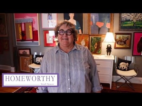 SMALL SPACE DESIGN | Step Inside an Amazing Maximalist Apartment with Vintage Finds!