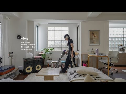 weekly reset routine🧼 cleaning my apartment, relaxing + productive days|homebody diaries