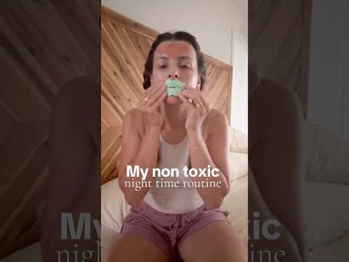 How I Unwind Naturally: My Non-Toxic Night Routine👍👀🙌