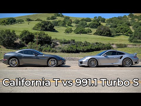 2015 Porsche 911 Turbo S vs 2017 Ferrari California T - Head to Head Review!