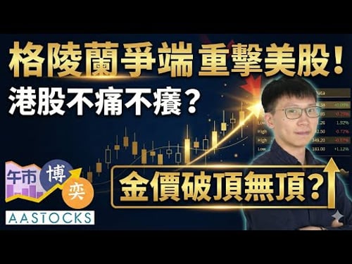 【港股5連跌📉?】金價破頂無頂🚀?中移動 (0941) 跌定未?格陵蘭爭端 重擊美股💀 港股不痛不癢🤨?︱黃灝然︱午市博奕︱2026-1-21